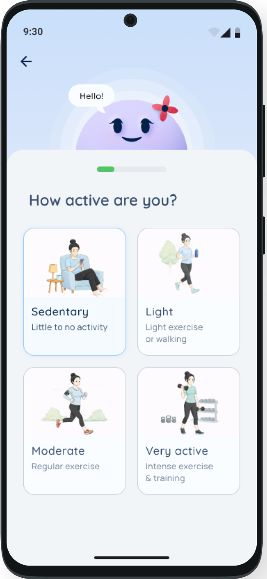 Activity onboarding