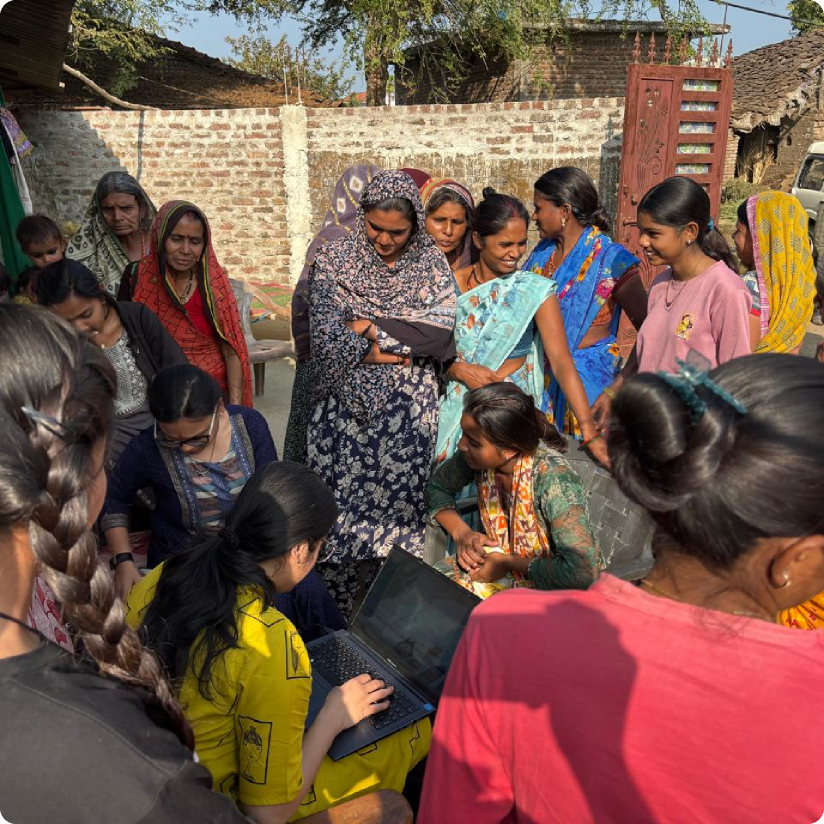 Field research with women in rural India